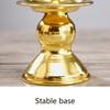 2 Piece Rusts Resistant Ritual Candle Holders Religious Candlesticks for Buddhist Altars Decorative Worship Essential