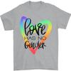 LGBT Love Has No Gender Gay Pride Day Mens T-Shirt 100% Cotton