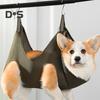 Dog Grooming Hammock for Pet Nail Trimming Care Breathable Mesh Cat Dog Grooming Helper with Nail Clippers Ideal for Small Medium Pets
