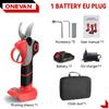 ONEVAN 1000W 30MM Brushless Electric Pruning Shears 4Gears Cordless Electric Pruner Branch Rechargeable Gardening Tool For Makita 18V Battery