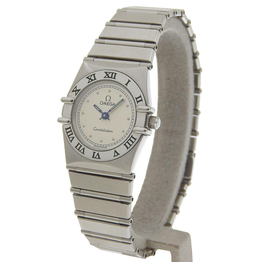 OMEGA Constellation Mini Watches SilverDial Stainless Steel Quartz Analog display Women Used