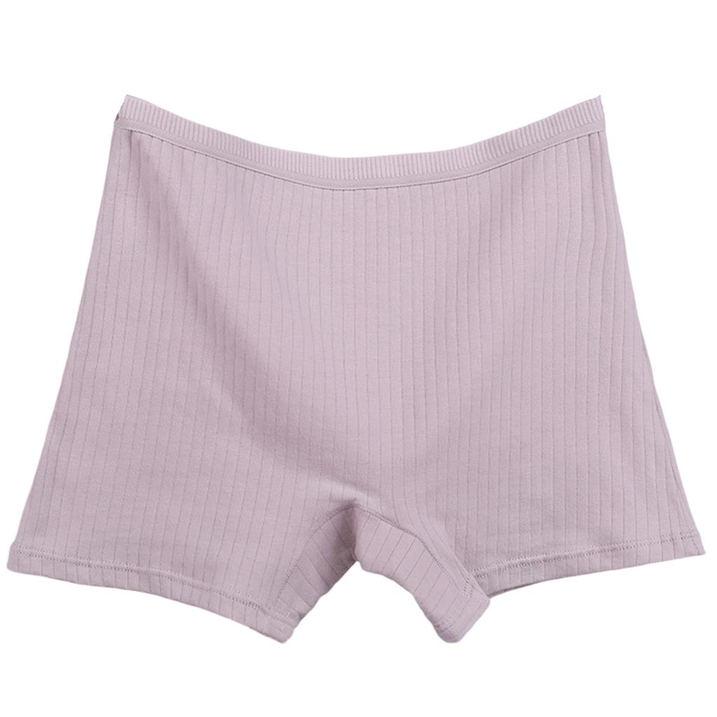 Women's Flat Cornered Underwear With Thread, Plus Size High Waist Underwear