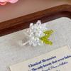 Crystal Shoes Decorations Korean Transparent Jelly Shoes Decorative Shoe Buckle Handmade DIY Beaded Flower Hole Shoe Accessories