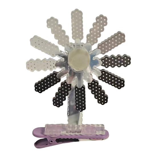 Design Načítání Mozku Sponka do Vlasů Humorný Výraz Rotační Sponka do Vlasů Protiskluzové Zuby Stabilní Design Vlasová Spona