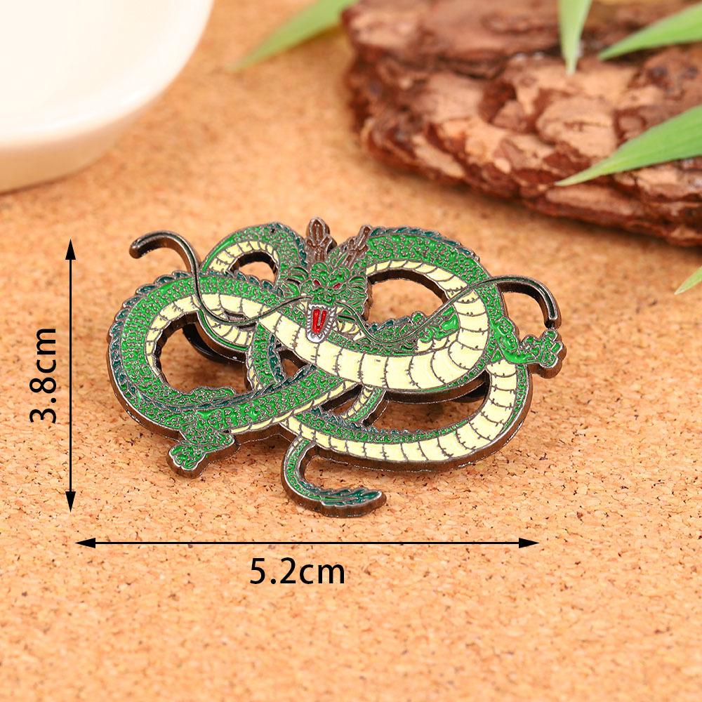 Anime Dragon Ball Dragon Brooch Premium Light Luxury Backpack Ornaments Cartoon Accessories
