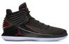 Jordan Air Jordan 32 Bred MJ Day Cushioning Slip Resistant Balance Mid Top Basketball Shoes Men's Black Red AH3348-001