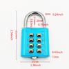 Zinc Zinc Alloy Number Lock Smart Lock Drawer Cabinet Padlock Mini Combination Padlock  School
