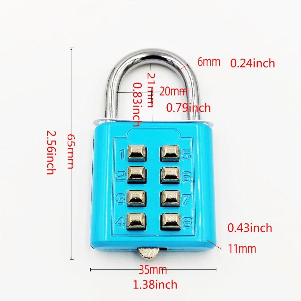 Zinc Zinc Alloy Number Lock Smart Lock Drawer Cabinet Padlock Mini Combination Padlock  School