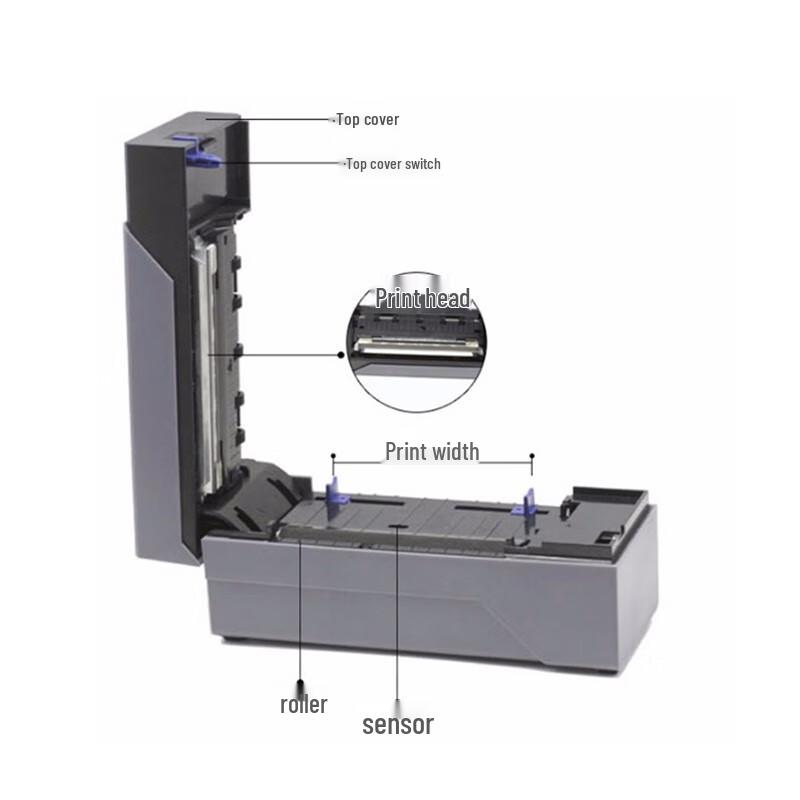 QIRUI QR-588 Thermal Label Printer CN plug (adapter included)
