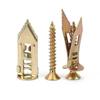 20/100Pcs Self-Drilling Anchoring Screw Heavy Duty Steel Expansion Screw No Drill TV Shelf Cabinet Curtain Drywall Metal Tapping Screw Set