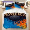 Biancheria da letto Passion Court New York Knicks(1 * copripiumino + 2 * federa, senza nucleo)Copripiumino e federa regalo di Natale compleanno
