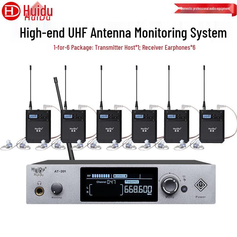 

HuiDu AT-201 Professional Wireless In-Ear Monitor System (CN version)