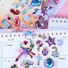 Fun Fashion 3D Relief Stickers Creative Magic Wand Gem Diamond Cute Aesthetic Stickers Diy Phone Case Shiny Decoration Sticker