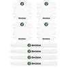 4/8Pcs Car Door Handle Sticker Protective Film Decals Accessories For Skoda Octavia MK2 MK3 2 3 A7 Fabia Karoq Kodiaq Rapid afx388