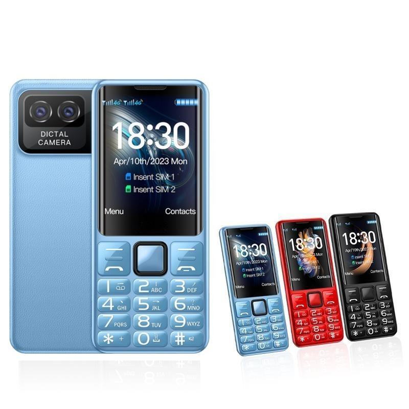 i79(H6) 4G Mini Mobile Phone LTE Button Phone 2.4inches TFT 1500mAh Alarm Music Player Flashlight Dual SIM Feature CellPhone