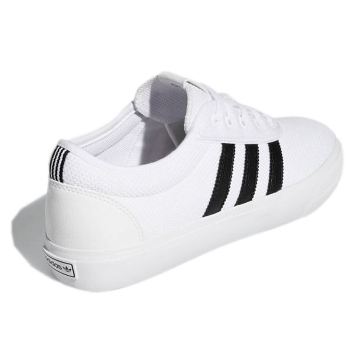 adidas Originals Adiease Durable Wrap Low-Top Skate Shoes Unisex Sneakers White Black DB3117