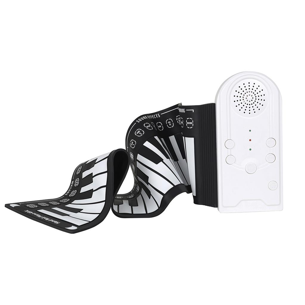 49 Tuşlu El Sarma Piyano Silikon Taşınabilir Klavye Müzik Aleti Eğitim İçin Katlanabilir Başlangıç