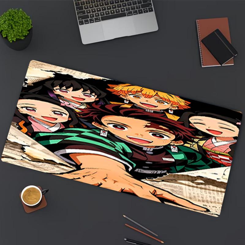 Demon Slayer Print Mouse Pad, for Keyboard Pad Laptop PC Mat for Office Home Use, Desk Decor, Perfect Birthday Gift for Gamers