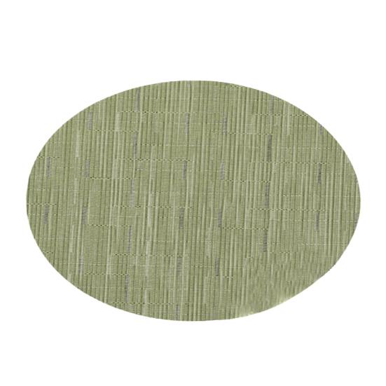 Place Mat Anti-scratch Insulated Oval Anti-slip PVC Table Placemat Household Supplies