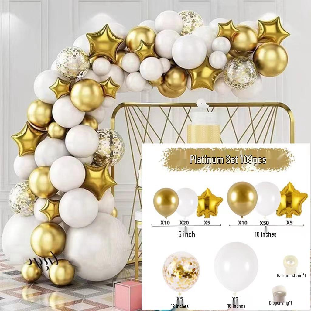 Luxury Balloon Set for Birthdays & Events - High-End Party & Ceremony Decoration Arch