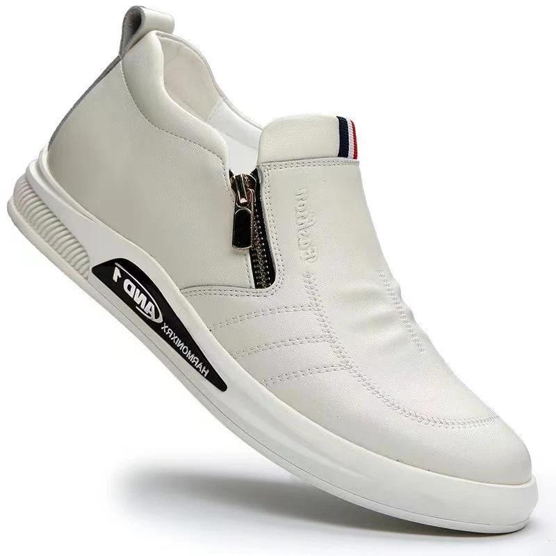 2024 Autumn New male Leather Shoes Fashiona versatile business shoe Comfortable formal flat Casual Men leather footwear Zapatos