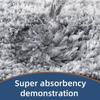 Snowflake Fleece Floor Mat, Door Carpet, Absorbent Foot Mat, Bathroom Door Mat, Toilet Bathroom Non-Slip Mat Three-Piece Set