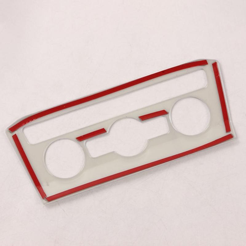 Dashboard Stereo Control Panel Bezel Stainless Steel Mounting System Easy Installation Car Decoration