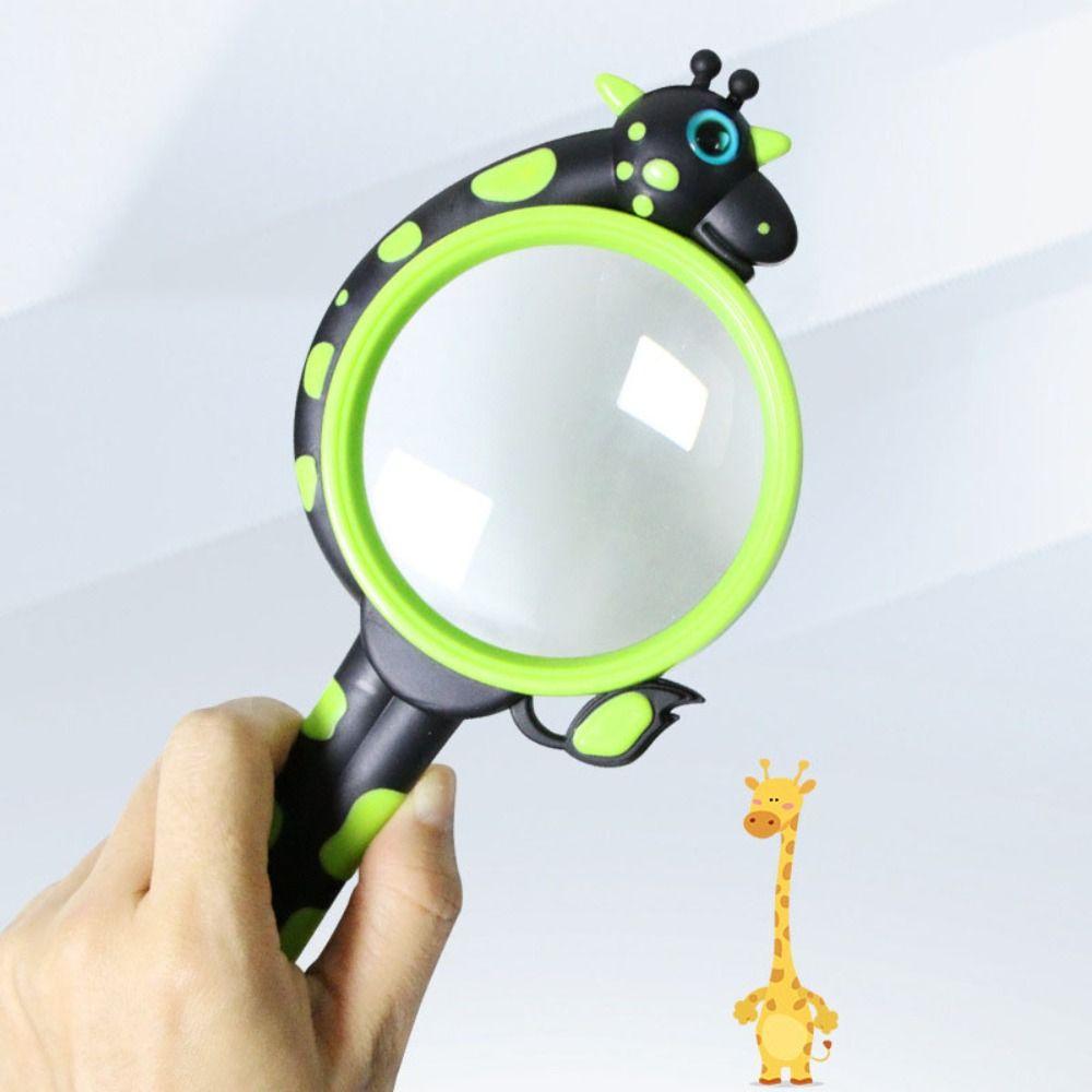 Hohe Auflösung 10X Glas Giraffe Lupe Cartoon Lupe Lupe Lesen