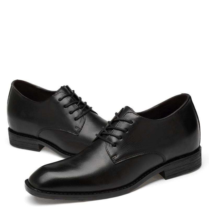 men oxfords shoes Classic Italian Men's Dress Genuine Leather Oxfords Lace-Up Black Business Office Wedding Formal Shoes Men