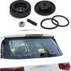 Car Wiper Plug, Rear Wiper Plug Cap Kit, Wiper Plug Cover, Car Rear Windshield Wiper Grommet Cap, Wiper Delete Kit Block Off Plug Cap for Honda