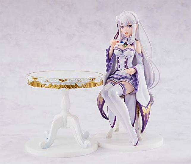 KDcolle Starting Life In Another World Emilia Tea Party Scale ABS PVC Complete Figure ReZero - Ver. 1/7 & Pre-painted