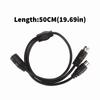 Plug and Play 5-Pin Din Buchse auf 2 5-Pin Din Stecker DIN 5-Pin Y-Splitter Aufnahmeumgebungen