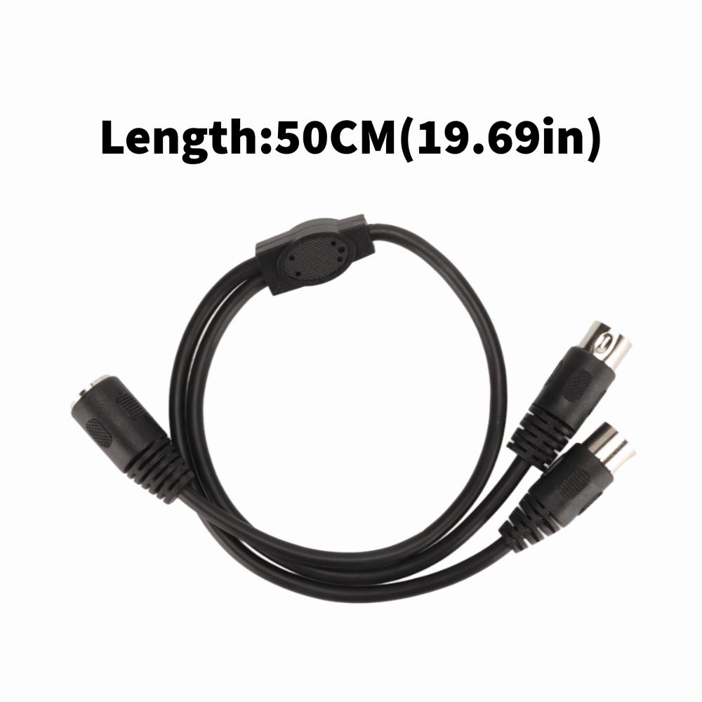 Plug and Play 5-Pin Din Buchse auf 2 5-Pin Din Stecker DIN 5-Pin Y-Splitter Aufnahmeumgebungen