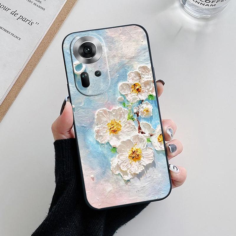 

For Oppo Reno 11 5G Case CPH2599 Fashion Soft Silicone Back Cases for Oppo Reno11 Pro Reno 11F Reno11 F Phone Cover etui Fundas Oppo Reno 11F