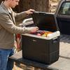 50L Portable Car Refrigerator - Grey and Black