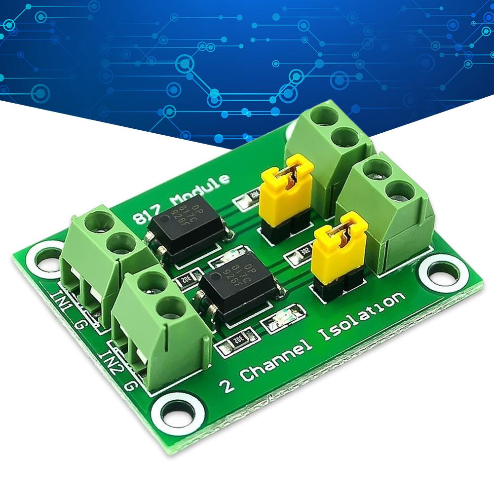 

Voltage Converter Adapter Module PC817 Optocoupler Isolation Board 2/4/8 Channel Driver Photoelectric Isolated Module DIY Kits