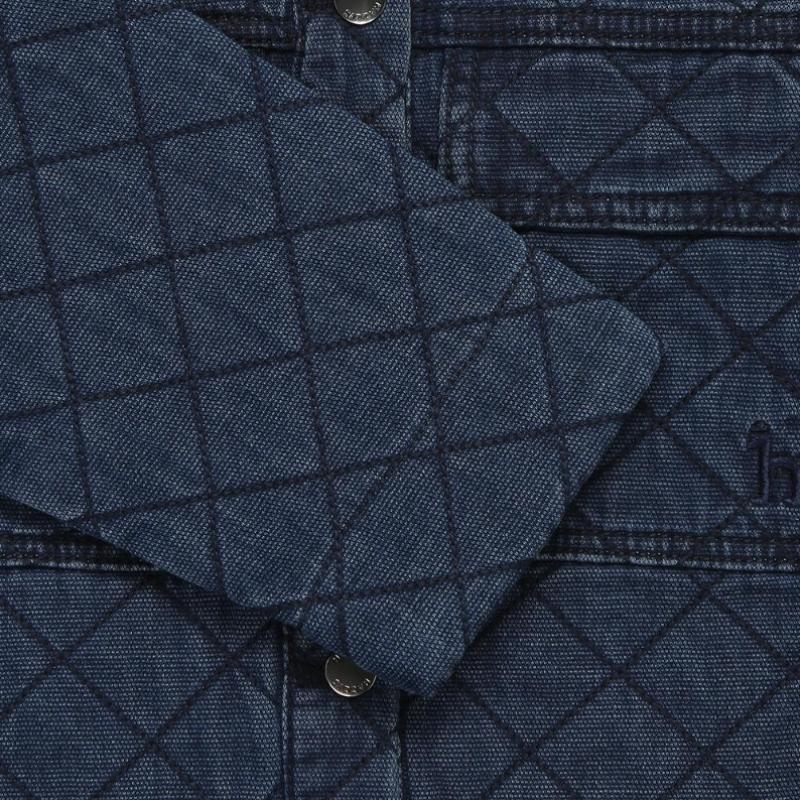 Hazzys Kids British Denim Quilting Jacket  Hsf12db58m Bu 