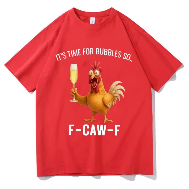 Tide Tee Funny F-Caw-F Beer TShirt Meme Men's Summer Casual T-shirt Oversized High Quality Fashion Graphics Short Sleeve