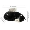 Cute ceramic tissue box Household meal paper storage box European high-end living room coffee table decoration tissue boxes