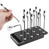 Magnetic Model Painting Clip Stand With 12 Alligator Clips Adjustable Arms For Airbrushing Miniature Hobby Diy Craft Projects