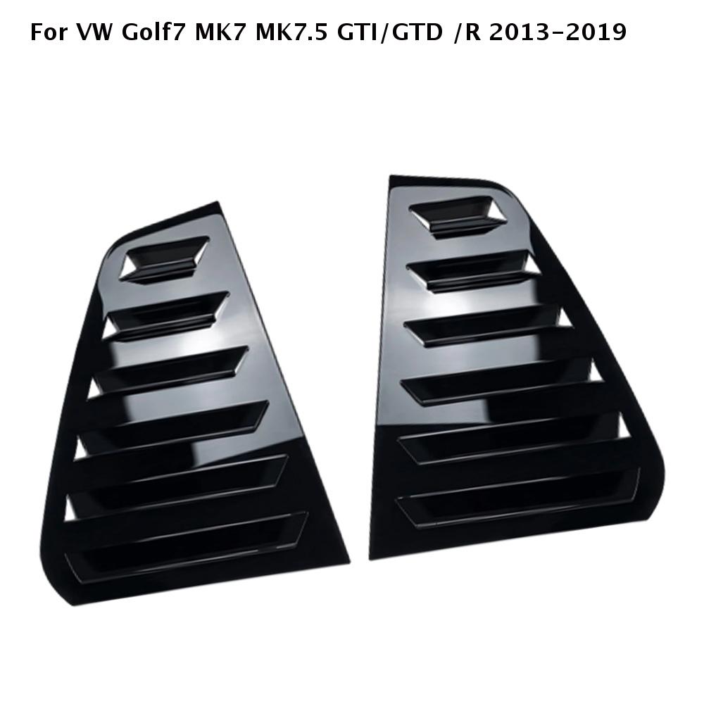 Pair Rear Side Window Trim Spoiler for Volkswagen VW Golf 6 MK6 2008-2012 Window Shutter Cover Louver Air Vents