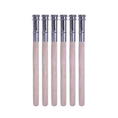Single Head Log Pencil Extender Sketch Pencil Sleeve Writing Extender Metal Pencil Receiver Art Student Drawing