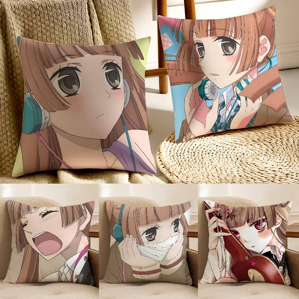 N-Nino Arisugawa Pillow Case Anti-dustmite Pillowcase Invisible zipper silky Sofa cushion cover