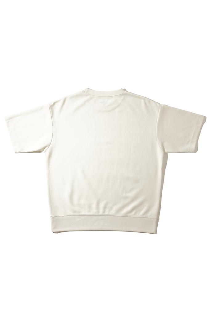 [Amazon Essentials] Double Face Sweat T-shirt Wide Fit Men's (Former Brand Name WHOLEPERSON) Off-White L