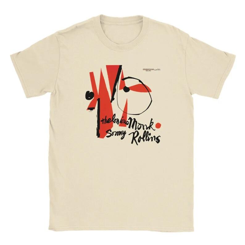 Thelonious Monk & Sonny Rollins Jazz Tribute Tee, Jazz icons Shirt H1605_14 Unisex T-Shirt XXL