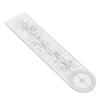 PVC Goniometer Angle Ruler 360 Degree Measure Joints Motion Range for Physical Therapy