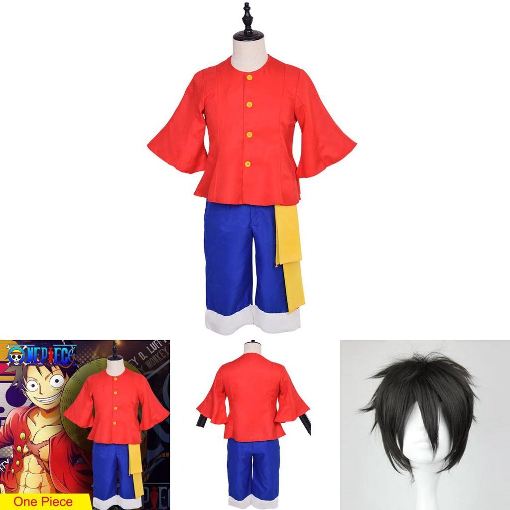 Captivating One Piece Monkey D Luffy New World Costume For Halloween And Cosplay
