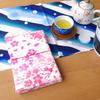 Miyamoto Kenema Tenugui Hand 35 X Fujimi Sakura 50032 Miyamoto-Towel Japanese-made Chū-dyed Towel, 90cm, Design,