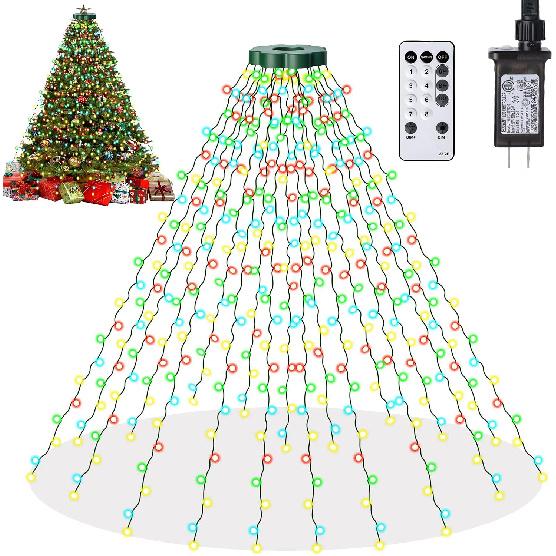 9.8FT Christmas Tree Lights for Christmas Decorations- Warm White
