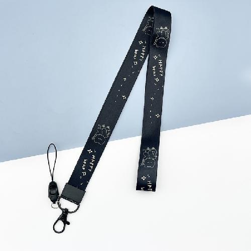 Cute Cartoon Lanyard, Creative Long Rope, Work ID Holder, Neck Strap, Keychain, Anti-lost, Durable Rope Card Accessories
